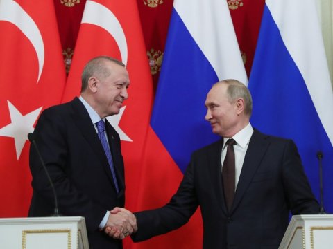 Ərdoğanla Putin arasında telekörpü - CANLI