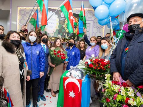 Daha bir Şəhidin övladı dünyaya gəldi - FOTOLAR