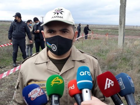 Ağdamın Baş Qərvənd kəndi minalardan təmizlənir
