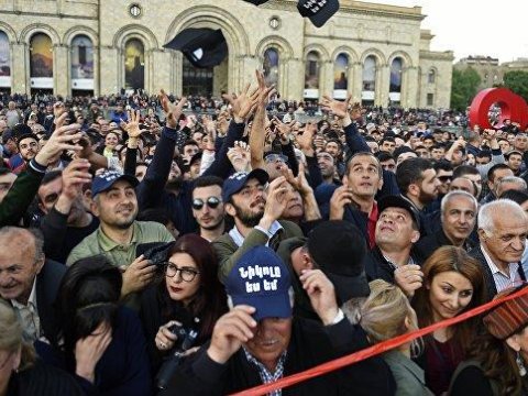 Yerevanda etirazçılar bu dəfə XİN qarşısında aksiya keçirir