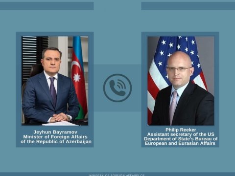 Ceyhun Bayramov ABŞ dövlət katibinin köməkçisi ilə danışdı
