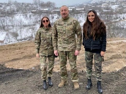 Mehriban Əliyeva azad olunmuş ərazilərdən görüntülər paylaşdı - FOTO