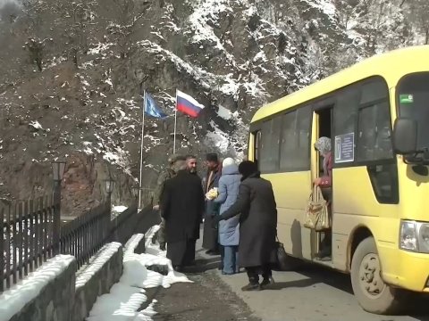 Ermənilər Kəlbəcərə gəldilər - FOTO