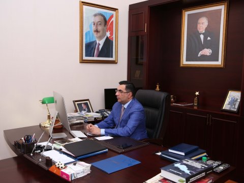 Elmar Qasımov İstanbul Texniki Universitetinin rektoru ilə görüşüb