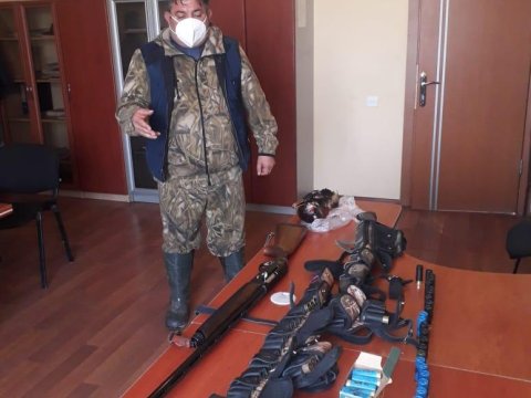 Samuxda qanunsuz ov edən saxlanıldı