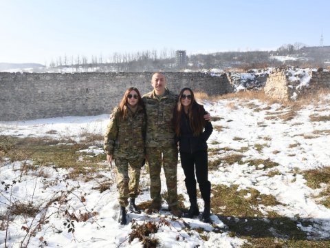 Prezident Şuşaya necə getdiklərini açıqladı: “Zəfər yolu ilə gəlmişik”