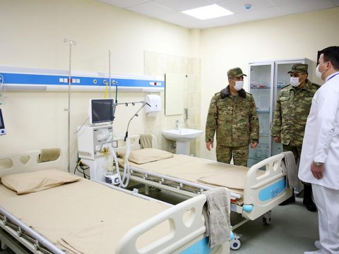 Hərbi hospitalın yoluxucu xəstəliklər bölməsinin açılışı oldu