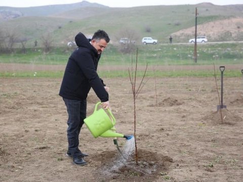 Türkiyəli nazir Cəbrayıl və Zəngilanda - FOTOLAR