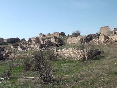 Cəbrayılın Ağtəpə kəndindən son görüntülər - VİDEO