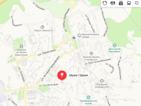 Şuşada 20 Yanvar, Atatürk küçələri - “Yandeks” adları dəyişdi