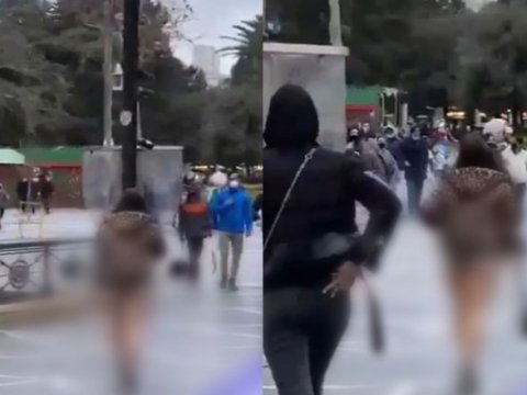 “Tarqovı”da qadın alt paltarında gəzdi - Polis araşdırmaya başladı