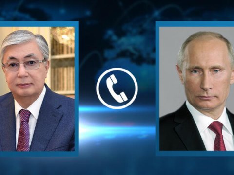 Putinlə Qazaxıstan prezidenti arasında telefon danışığı