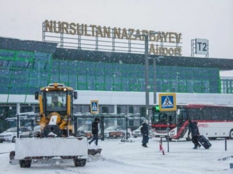 Nur-Sultan hava limanı müvəqqəti bağlandı