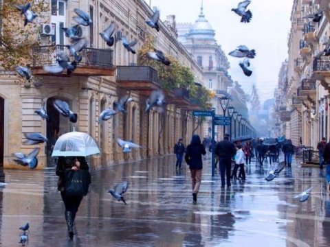 Sabah Bakıda külək əsəcək, yağış yağacaq – XƏBƏRDARLIQ