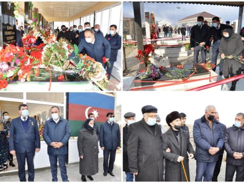 İcra başçısı şəhid məzarlarını ziyarət etdi