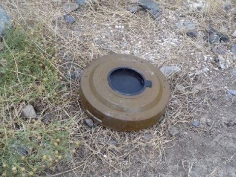 Abşeronda 2 ədəd tank əleyhinə təlim minası aşkarlandı