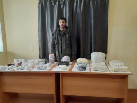 DSX sərhəddə əməliyyat keçirdi - 45 kq narkotik müsadirə olundu