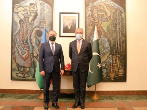 Azərbaycan və Pakistan xarici işlər nazirləri GÖRÜŞDÜ