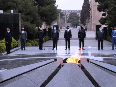 Naftalanda Azərbaycanlıların Soyqırımı günü anılıb