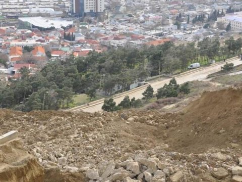 Badamdarda sürüşmənin qarşısını almaq üçün görülən işlər AÇIQLANDI