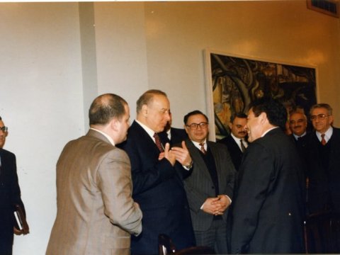 Heydər Əliyevin tərcüməçisi - Livan prezidentini təəccübləndirən azərbaycanlı DİPLOMAT - FOTOLAR