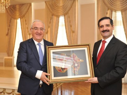 Ramiz Rzayev Türkiyə səfiri ilə görüşdü - FOTO