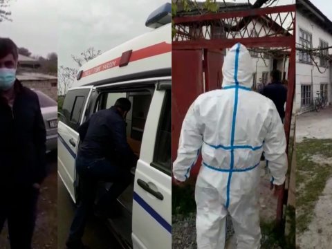 Koronaviruslu kürəkən qayınatasının yasında - FOTO