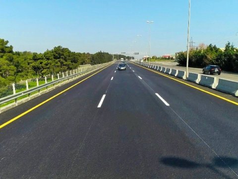 Bakı-Quba-Rusiya yolunda tikintinin birinci mərhələsi YEKUNLAŞDI - FOTO