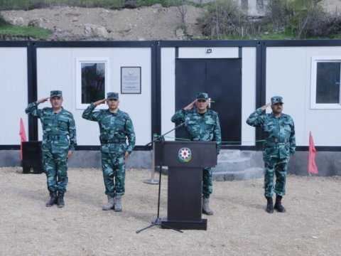 Ermənistanla sərhəddə daha bir hərbi hissəmiz açıldı