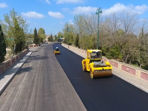 Ermənistanın dağıtdığı yollar bərpa olunur