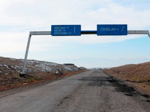 Zəngilandan Naxçıvana avtomobil yolu salınacaq