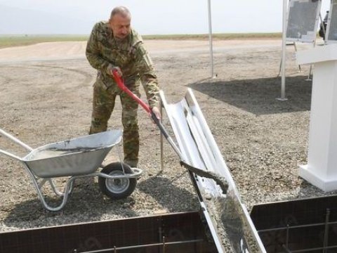 Prezident Zəngilanda “Ağıllı kənd”in təməlini qoydu