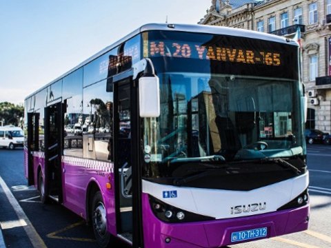 Bakıda avtobuslarla gündə 2 milyondan çox sərnişin daşınır - RƏSMİ
