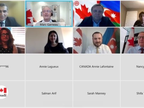 Kanadalı Azərbaycanlılar Şəbəkəsinin üzvləri ölkənin xarici işlər naziri ilə görüşüb