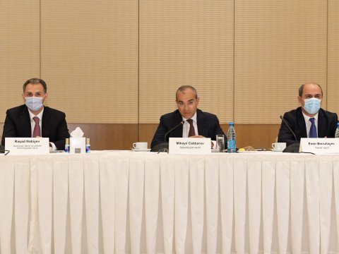 Üç nazir şagirdlər üçün bir araya gəldi - FOTOLAR