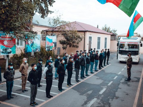 Həqiqi hərbi xidmətə növbəti çağırış başa çatıb