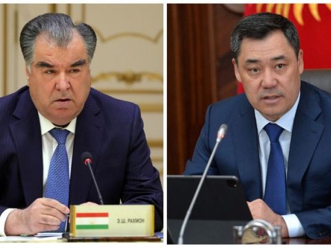 Tacikistan və Qırğızıstan prezidentləri danışıqlar apardı