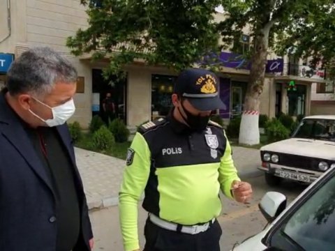 Goranboyda yol polisi reyd keçirdi