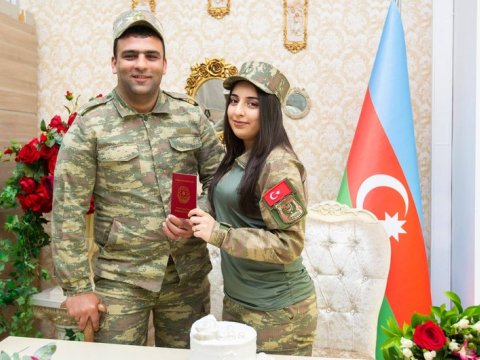Vətən müharibəsi iştirakçıları ailə qurdular