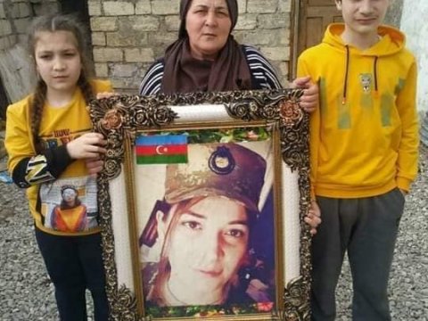 Şəhid Arəstə Baxışovanın övladları analarından DANIŞA BİLMƏDİLƏR