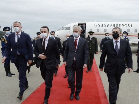 Gürcüstanın Baş naziri Azərbaycana gəldi