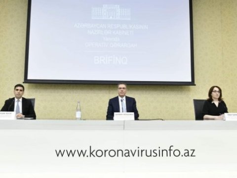 Operativ Qərargah sabah brifinq KEÇİRƏCƏK