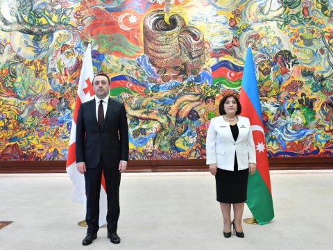 Sahibə Qafarova Gürcüstanın Baş naziri ilə görüşdü - FOTO