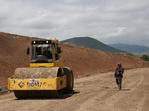 Şuşa şəhərinə çəkilən ikinci yolda işlər sürətləndirilib - RƏSMİ