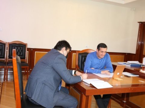 Mahir Abbaszadə seçicilərlə növbəti videoqəbul keçirdi - FOTOLAR