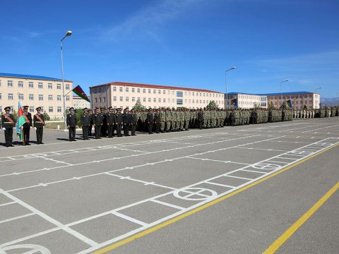 Gənc əsgərlərin andiçmə mərasimləri keçirilib - FOTOLAR