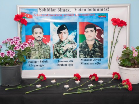 Nərimanovda Şəhidin doğum günü qeyd edilib - FOTOLAR