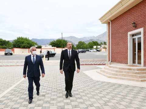 Ordubad dəmir yolu stansiyası istifadəyə verildi - FOTOLAR