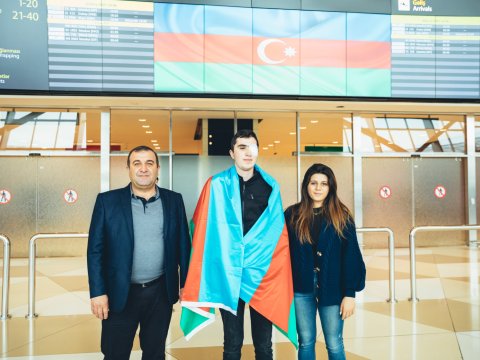 Türkiyəyə göndərilən 3 qazimiz sağalaraq Vətənə döndü - FOTO
