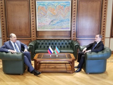 Bayramovla Lavrov arasında görüş BAŞLADI